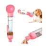 Leak Proof Portable Dog Water Bottle with Drinking Feeder for Small Dogs Outdoor