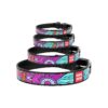 Leather Dog Collar for Small Medium and Large Dogs with Black Buckle