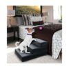 Leatherette Pet Steps for Dogs Combine Style with Comfort and Support