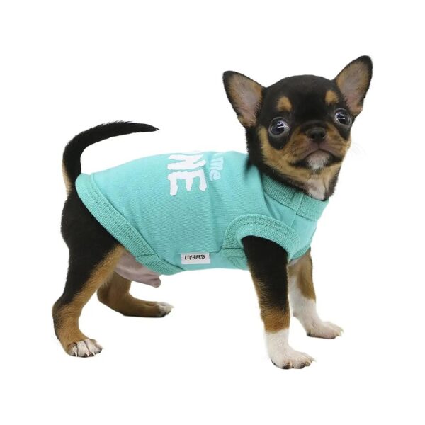 Leave Me Alone Letter Print Dog Shirts Small Chihuahua Yorkie Puppy