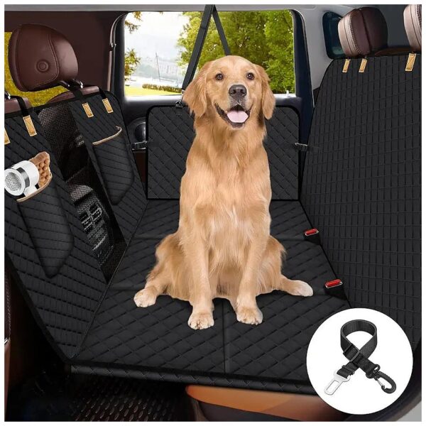 Lekereise Dog Car Hammock with Air Mattress for Camping and Road Trips in All Car Types