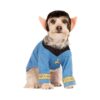 Licensed Star Trek Spock Dog Costume Features Iconic Vulcan Ears and Collar