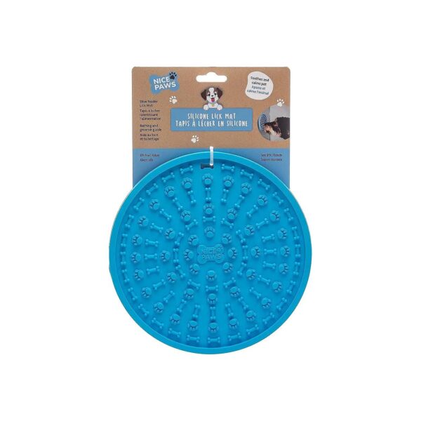 Lick Mat for Dogs and Cats with Treat Storage and Suction Cups