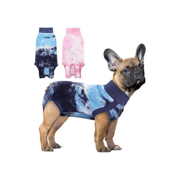 Licking Dog Surgical Suit for Female and Male Small Medium Large Dogs with Elastic Edges