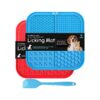 Licking Mat for Dogs and Cats 2 Pack with Suction Cups for Easy Placement