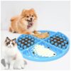 Licking Mat for Dogs and Cats with Peanut Butter and Yogurt Compatible