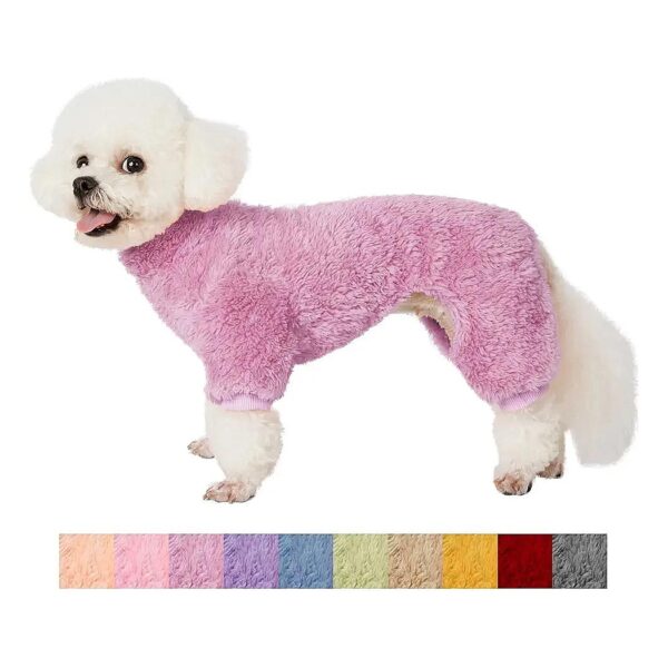 Light Purple X-Small Dog Sweater for Small Dog Boy Girl Pet Apparel Winter Outfits