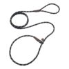 Lightweight 7 Foot Dog Leash with Nylon Rope and Metal Slip Ring for Small Breed Dogs