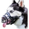 Lightweight Basket Dog Muzzle for Stress-Free Panting and Drinking