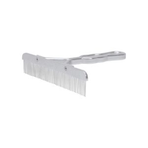 Lightweight Cattle Show Comb with Aluminum Handle and Durable Construction