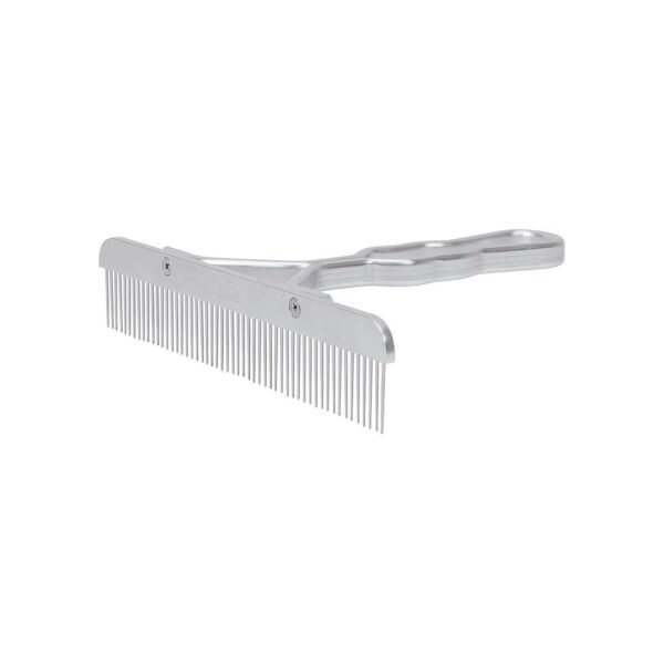 Lightweight Cattle Show Comb with Aluminum Handle and Durable Construction