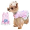 Lightweight Comfortable Lace Princess Puppy Clothes for Small Dog Girls