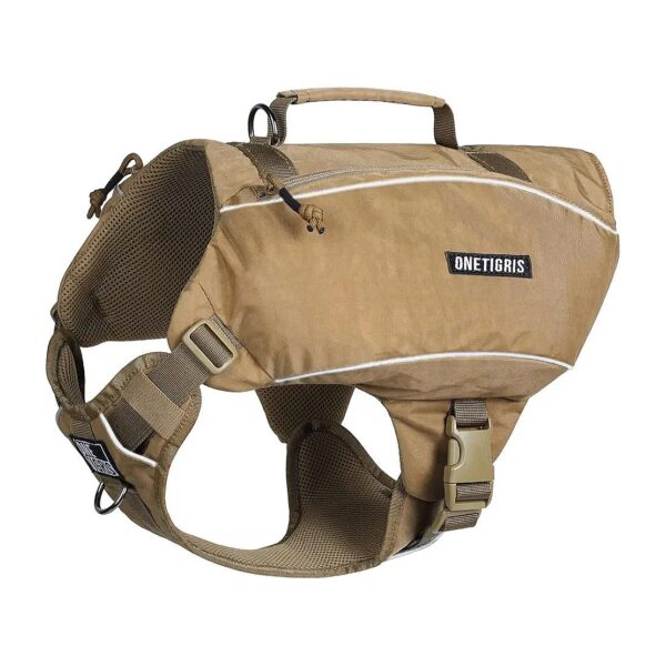 Lightweight Dog Saddle Bag with No Pull Design for Comfortable Hiking