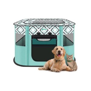 Lightweight Foldable Pet Playpen for Indoor Outdoor Use