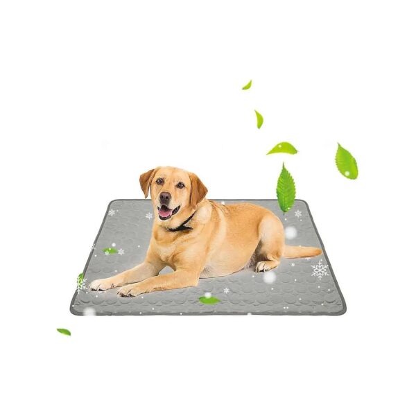 Lightweight Ice Silk Surface Pet Cooling Mat for Dogs Cats