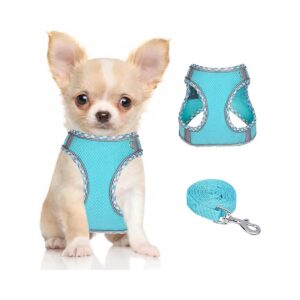 Lightweight No Pull Adjustable Soft Pet Harness for Small to Medium Size Dogs