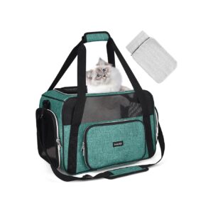 Lightweight Pet Carrier with Machine Washable Fleece Board and Smooth Metal Zipper