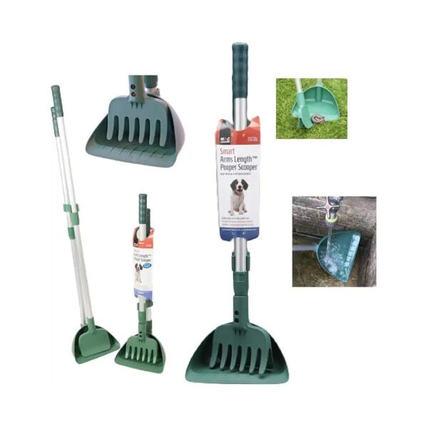 Lightweight Pooper Scooper for Dog Waste Collection on Grass or Paths