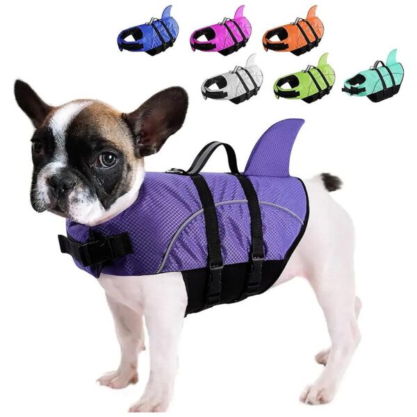 Lightweight Reflective Dog Life Jacket for Swimming and Water Activities