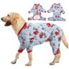 Lightweight Stretchy Pullover Dog Jammies for Large Breed Dogs in All Seasons