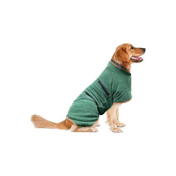 Lightweight and Adjustable Dog Bathrobe for Comfortable Wearing and Fast Drying