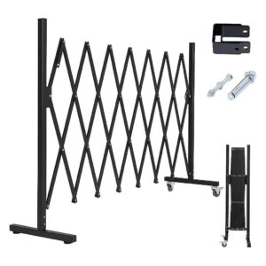 Lightweight and Durable, 7 Foot Black Gate