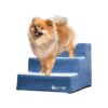 Lightweight and Portable Pet Stairs for Small Dogs and Cats - Easy Assembly and Cleaning