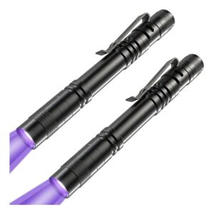 Lightweight and Portable UV Black Light Flashlight for Leak Detection and Inspection