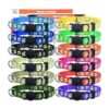 Lightweight and Stylish Reflective Puppy Collars with Breakaway Litter Collars