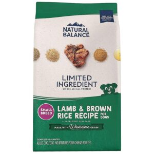 Limited Ingredient Lamb Brown Rice Recipe Adult Small Breed Dry Dog Food