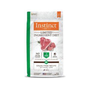 Limited Ingredient Lamb Recipe Grain-Free Dry Dog Food for Food Allergies