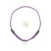 Lite Purple ID Collar for Medium-Sized Dogs with Adjustable Necks