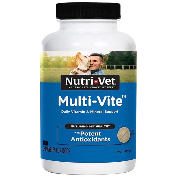 Liver-Tasty Supplements for Adult Dogs With Essential Vitamin and Mineral Support