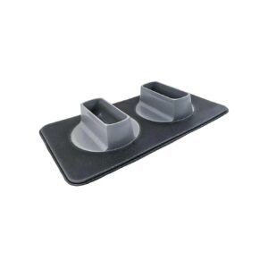 Long Eared Dog Bowls and Mat Set for Healthy Eating and Ear Care