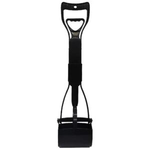 Long Handle Pet Poop Scooper with Poop Bags for Cleaning Various Surfaces