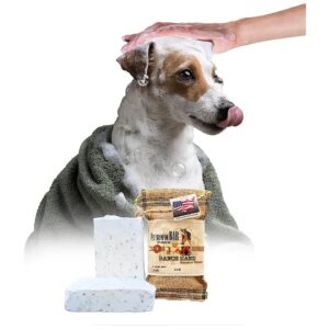 Long-Lasting All Natural Dog Shampoo Bar for Reducing Plastic Waste