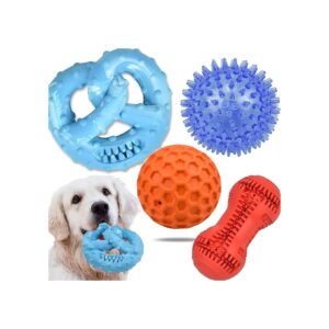 Long-Lasting Dog Chew Toys for Small Medium Large Breeds with Chew Brush