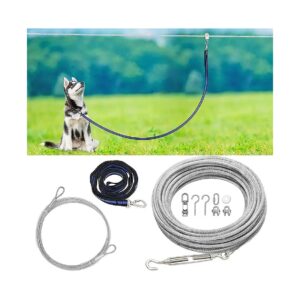 Long-Lasting Dog Tie Out Cable for Safe Outdoor Adventures