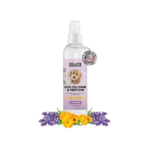 Long-Lasting Freshness Dog Cologne Spray - USDA Organic Lavender Deodorizing Solution