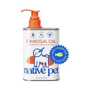 Long-Lasting Omega 3 Fish Oil for Dogs with Easy-Use Pump