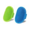 Long Short Haired Pet Bath Brush with Adjustable Ring