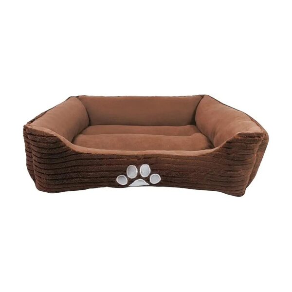 Long and Wide Rectangle Pet Bed with Reversible Soft and Breathable Fabric