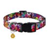 Lovely Floral Dog Collars for Small Medium Large Dogs with Adjustable Sizes and Colors