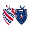 Lovely Star Spangled Banner Pattern Dog Bandana for Small Medium Large Dogs and Cats