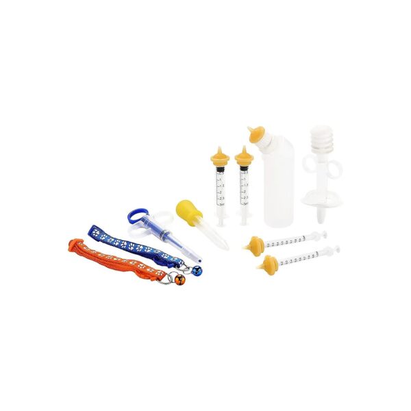 Low-Chance Swallowing Nipple Kit for Small Animals Puppies and Kittens with Various Sizes