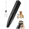 Low Maintenance Pet Hair Trimmer with Cordless Design and Easy-to-Use One-Key Operation