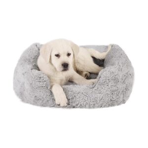 Luxe Rectangular Dog Bed with CloudLite Memory Foam and Removable Washable Cover