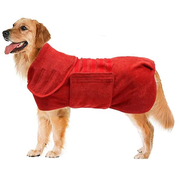 Luxurious Soft Microfibre Dog Drying Coat XXL for Fast Absorbency and Quick Drying