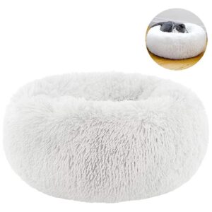 Luxury Faux Fur Pet Bed with Orthopedic Support for Small Cats Dogs Improved Sleep