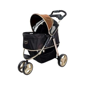 Luxury Gold Pet Stroller with 5